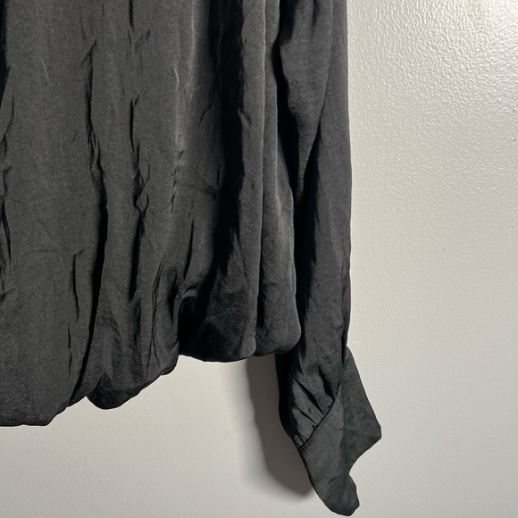 Free People Black Classy Blouse- Large - Picture 2 of 9